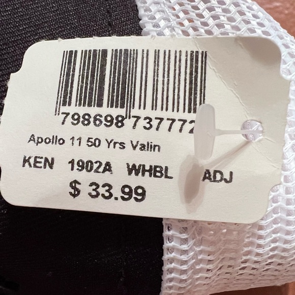 NASA ballcap, NWT, authentic, stitched eagle,mesh, adjustable. Apollo 11… - Picture 9 of 9